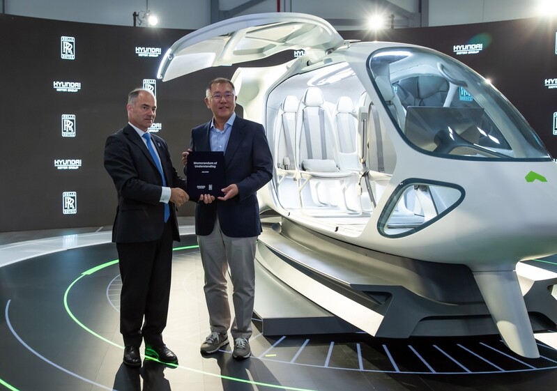 Hyundai, Rolls-Royce sign MOU for air mobility development