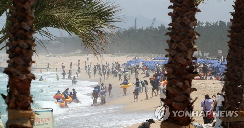 강원 동해안 해수욕장 주말 이틀간 28만9천명 찾아