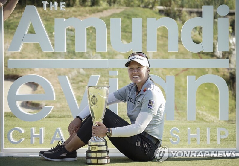 LPGA 에비앙 챔피언십 제패한 헨더슨, 세계랭킹 6위로 도약