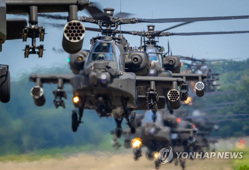 (LEAD) Army carries out large-scale air drills amid growing N.K. threats