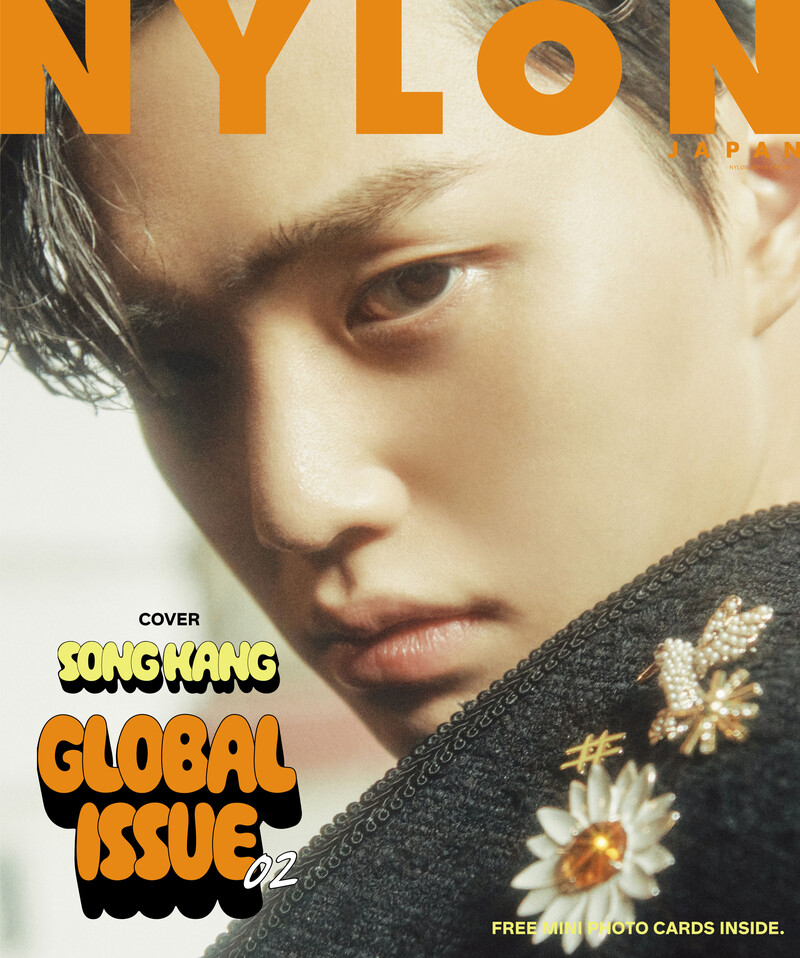 South Korean actor Songkang′s cover photo for Japanese