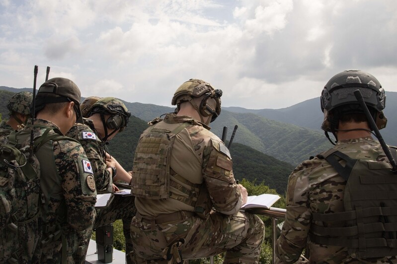 USFK reveals last month's live-fire drills involving allies' special commandos