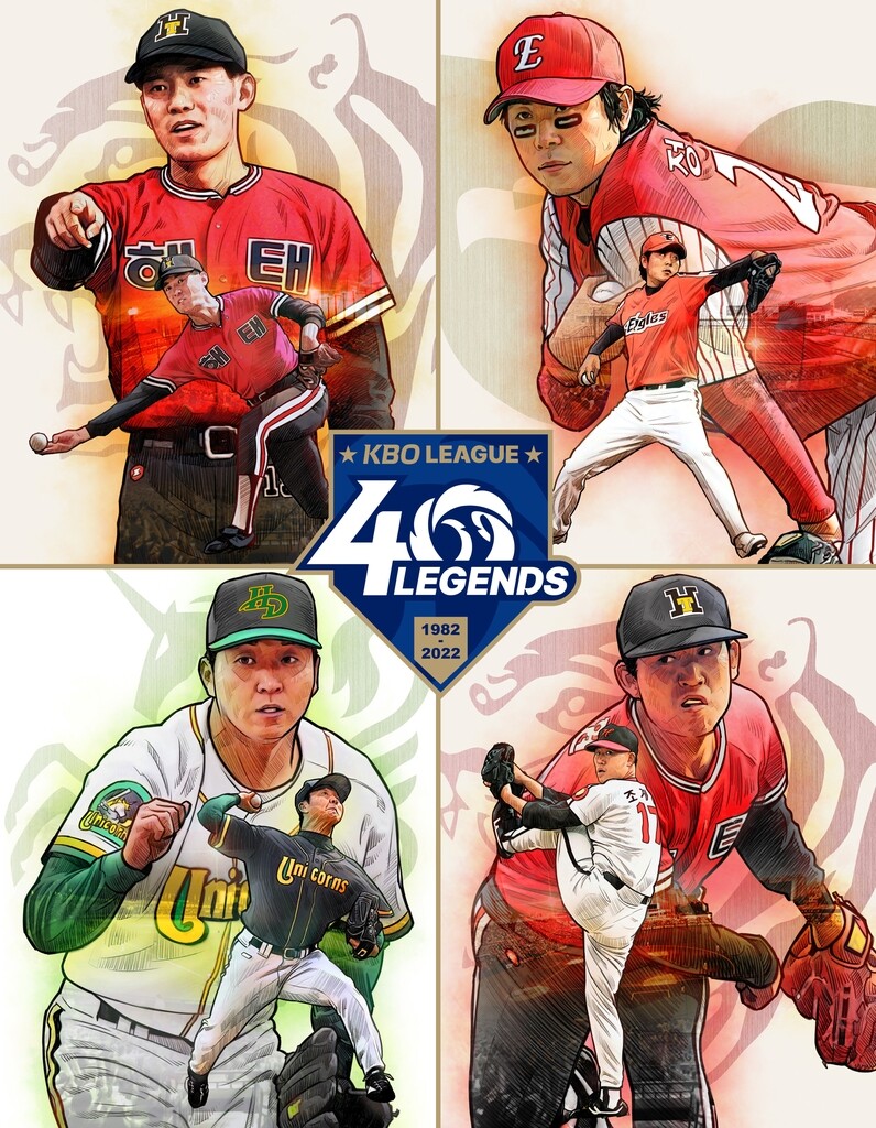 Dominant starters unveiled as latest members of KBO's 40th anniversary team