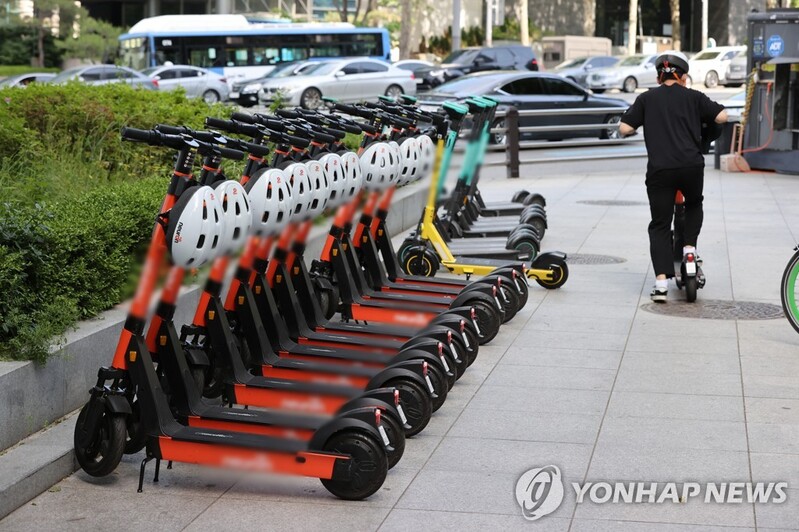 S. Korea begins research on safety guidelines on e-scooters