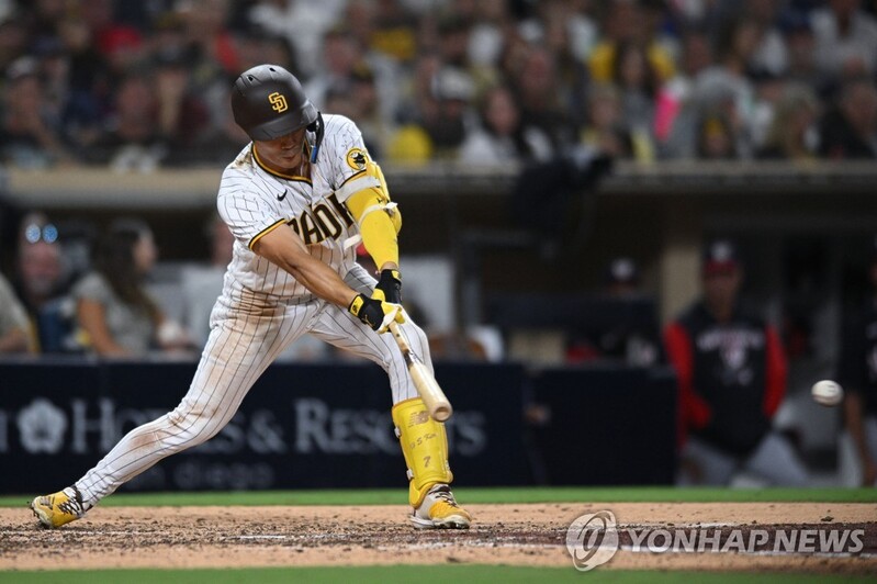 김하성, 3경기 연속 3출루 이상…워싱턴전 1안타 2볼넷