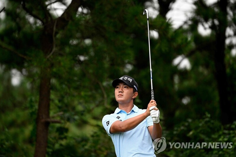 옥태훈, 18번홀 끝내기 버디…아시안투어 인터내셔널코리아 우승(종합)