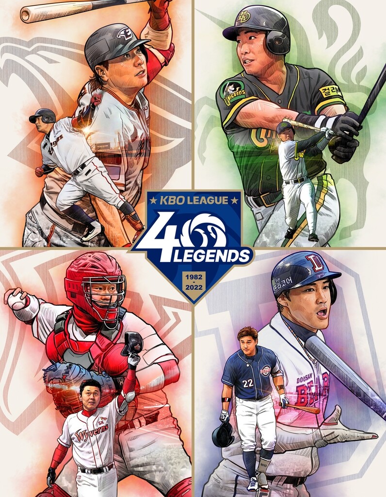 Modern day stars added to KBO anniversary team