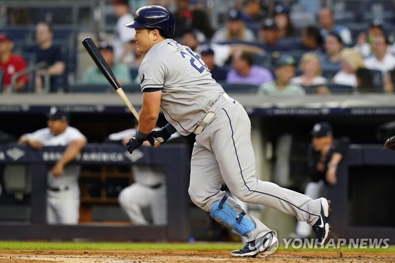 최지만, 3경기 만에 대타로 출전해 볼넷