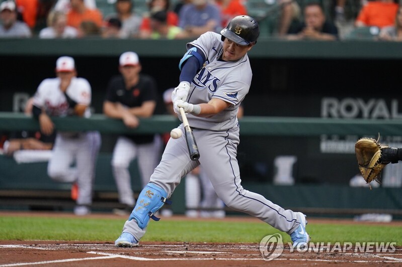 탬파베이 최지만, 9회 대타 출전해 헛스윙 삼진