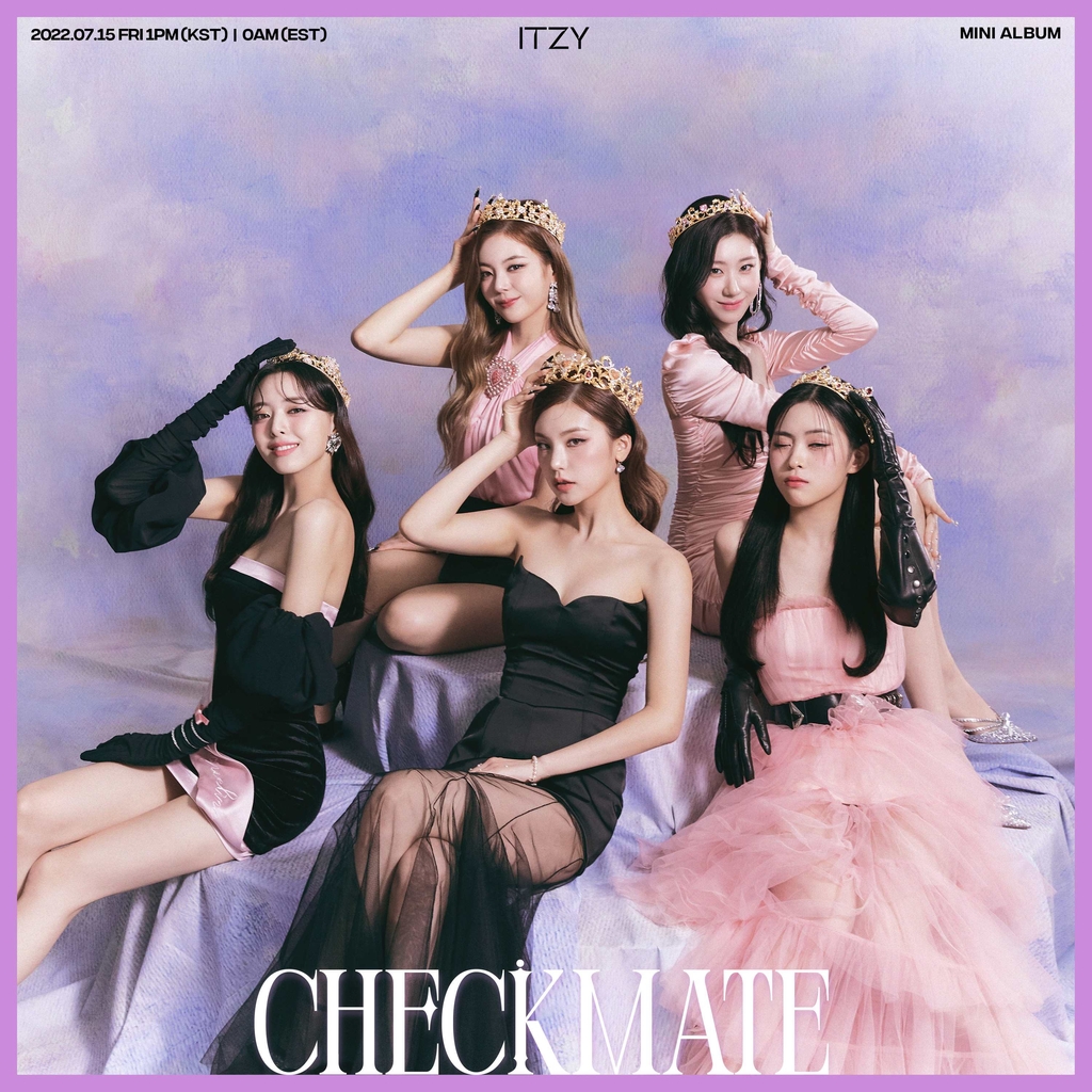 アイドル WINGS OF FORTUNE & LET'S CHECKMATE ITZY 5th Mini Album Checkmate Official Photocard Clear Card