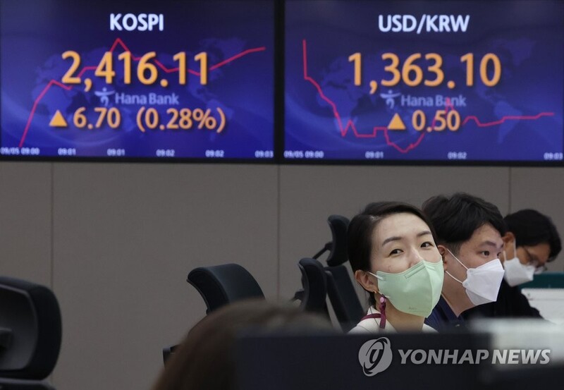 (LEAD) Won dips below 1,370 level per dollar for 1st time in over 13 years