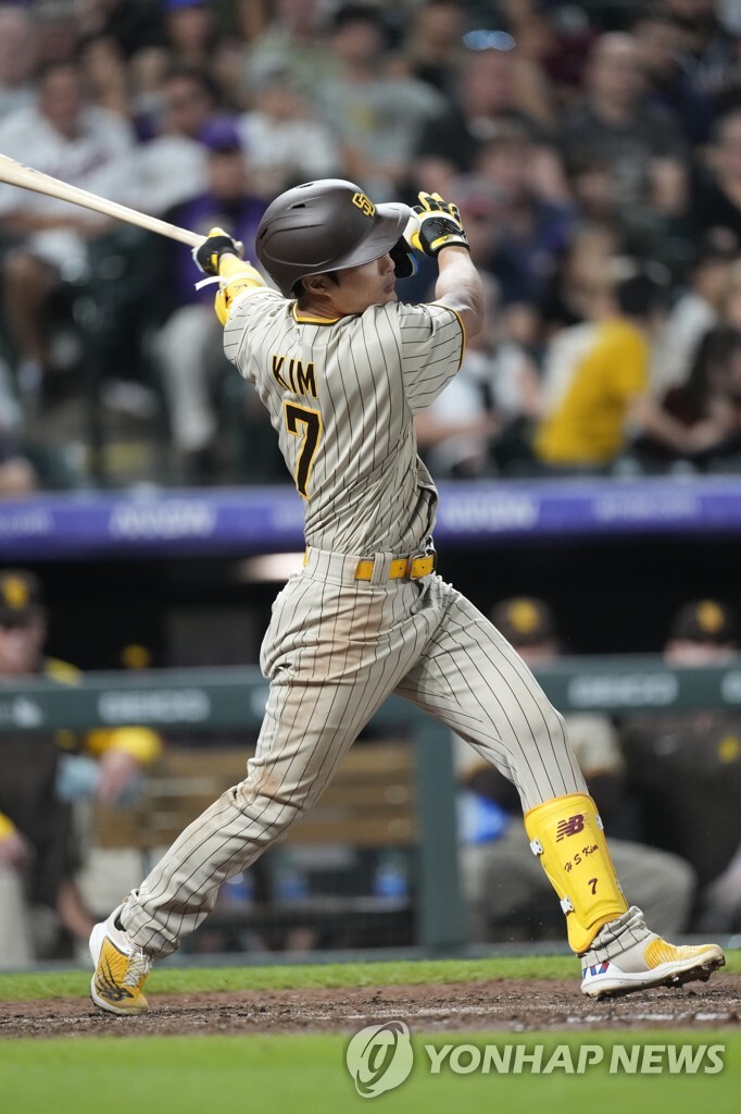 김하성, 3타수 1안타 2타점으로 팀 승리 기여…다르빗슈 6연승