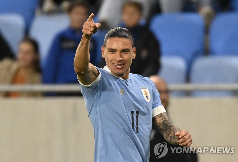 '누녜스 득점포' 벤투호 상대 우루과이, 캐나다 2-0 격파