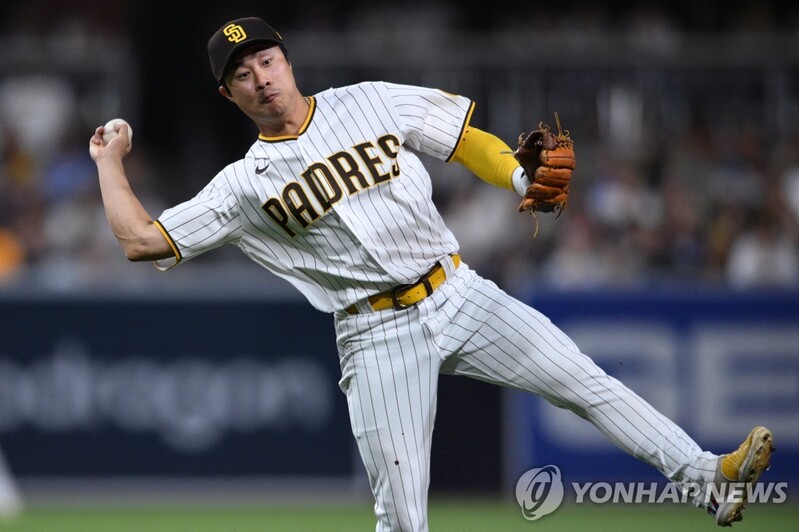 김하성, 다저스전 1볼넷…샌디에이고 연장 끝내기 승리