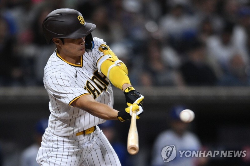 김하성, 3경기 만에 안타…다저스는 구단 최다승 기록 또 경신