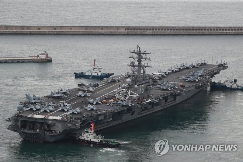 (LEAD) N. Korea rebukes redeployment of U.S. aircraft carrier to East Sea