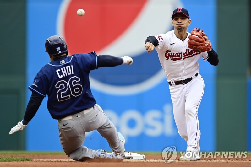 최지만 WC 1차전서 무안타…클리블랜드 2-1로 탬파베이 제압
