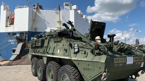 U.S. military footage shows arrival of new rotational force in Korea