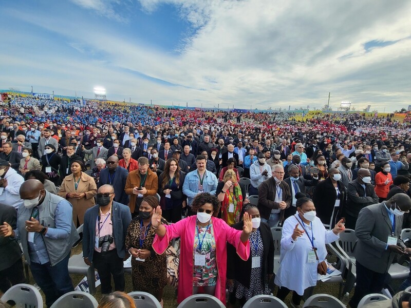 임진각서 퍼진 '한반도 평화기도'…"전쟁 멈추고 평화를 주소서"