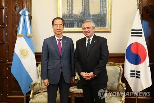 Argentina promises to support S. Korean businesses in raw material development