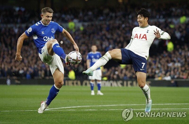 '손흥민 풀타임' 토트넘, 에버턴 2-0 제압…EPL 2연승·3위 유지
