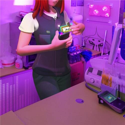 CU, 가상 아티스트 '사공이호'와 편의점 주제 콘텐츠 협업