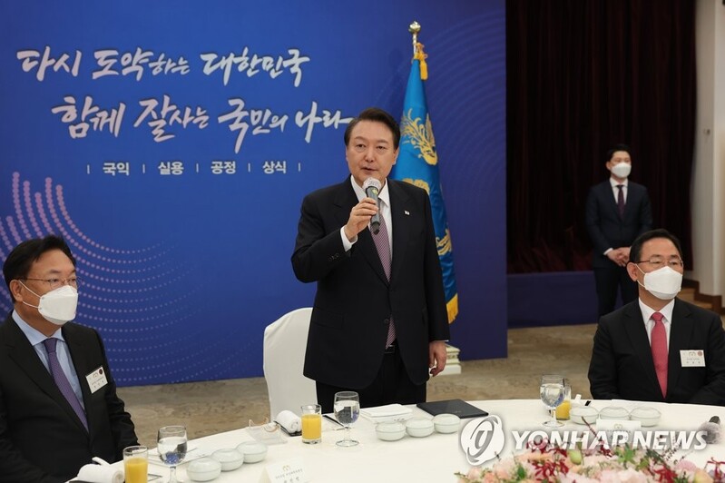 Yoon stresses importance of firm belief in liberal democracy