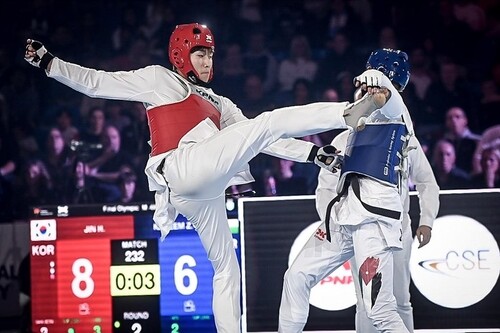 '포스트 이대훈' 진호준, 월드태권도 그랑프리 첫 금메달