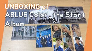UNBOXING of ABLUE's first album 'Color the Start'