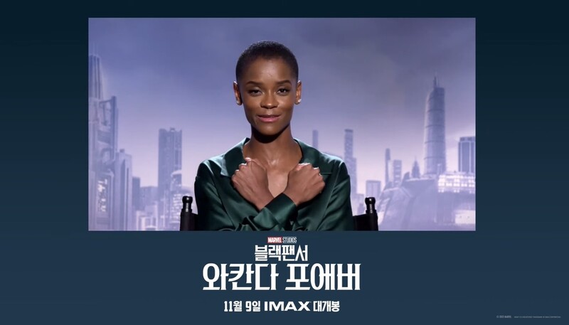 러티샤 라이트 "채드윅 보즈먼과 티찰라 향한 애도 담은 작품"