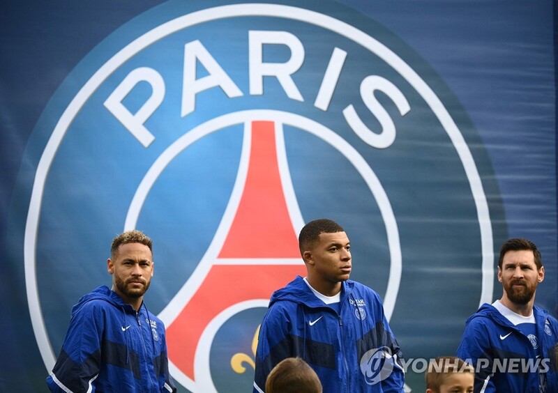 PSG 메시·네이마르·음바페, 2경기 연속 '동반 득점'