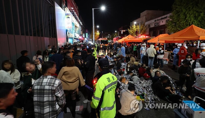 Mother of Itaewon stampede victim searches for missing daughter