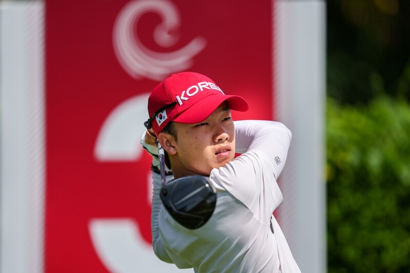 송민혁, 아시아퍼시픽 아마추어 골프대회 5위…우승은 크로