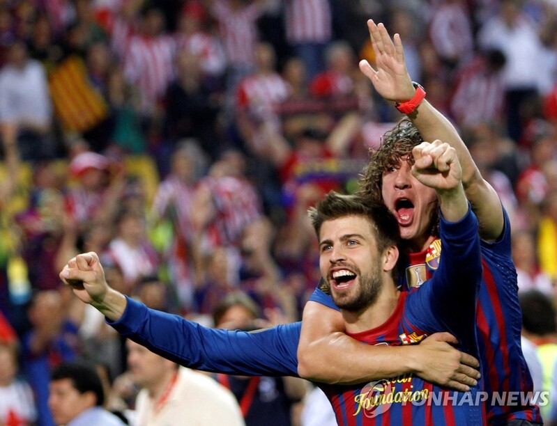 '바르사 전설' 피케, 은퇴 선언…"모든 꿈 이뤄 여행 끝낸다"