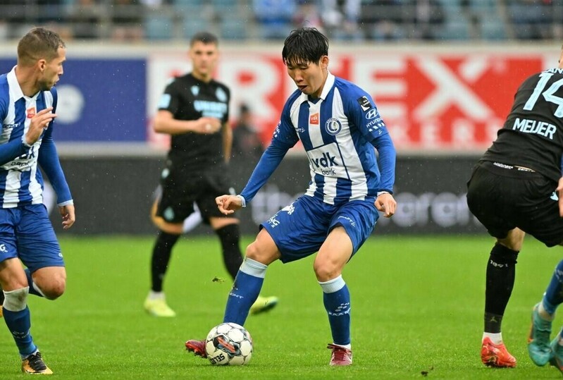 '홍현석 88분' 벨기에 프로축구 헨트, '명문' 브뤼허 2-0 완파