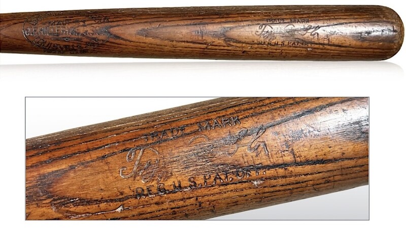 'MLB 전설' 타이 콥의 신인 시절 배트, 14억여원에 경매 낙찰