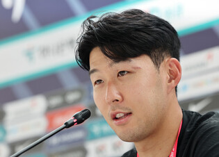 [Moment to Focus] Son Heung-min at press conference after training session in Doha