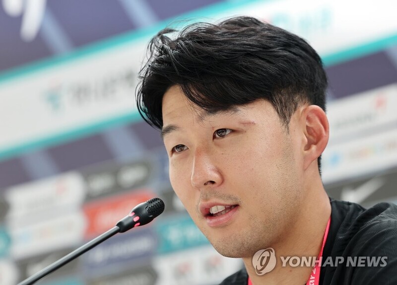 (World Cup) Captain Son Heung-min willing to risk health for fans