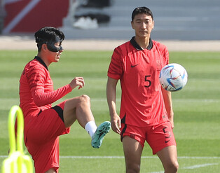 [Moment to Focus] Son Heung-min joins training session for FIFA World Cup in Doha