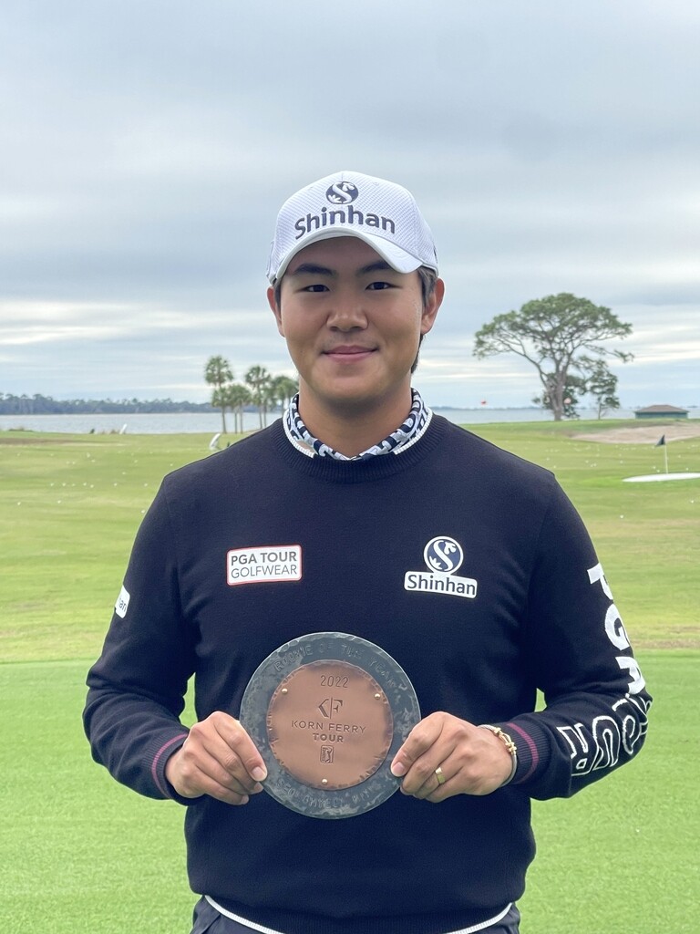 김성현, PGA 2부 투어 신인상 수상…임성재 이어 한국인 2호