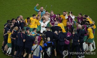 [월드컵] 호주 '약속의 땅' 카타르 알와크라서 기적의 16강