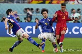 [월드컵] 일본, 17.7% 점유율로 무적함대 격파…역대 최저 점유율 승리