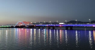 부산 신호대교 8일 밤부터 야간 경관조명 운영