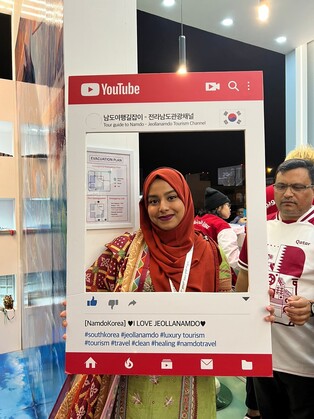 카타르 월드컵 현지서 운영한 전남 관광 홍보관 인기