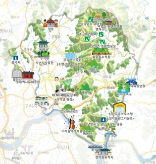 남양주시, 스마트 관광 전자 지도 서비스 운영