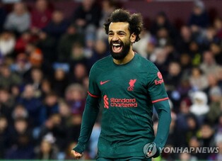 살라흐, 리버풀 소속으로 EPL 50-50 달성…제라드 이어 두번째