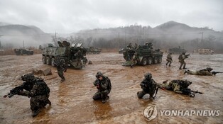 S. Korea's advanced Army unit, U.S. Stryker team hold joint drills near border with N. Korea