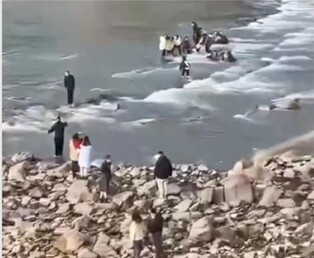 중국 싼먼샤댐 하류서 급류에 휩쓸려 2명 익사·7명 실종