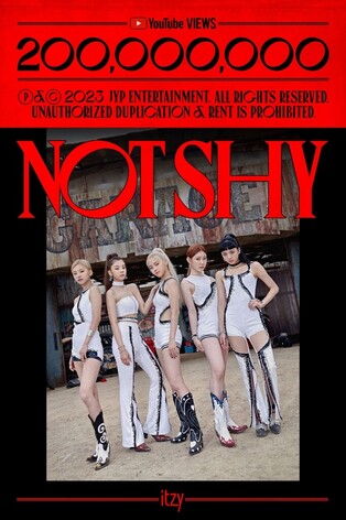 ITZY’s ‘Not Shy’ hits 200 million mark on YouTube