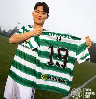 Scottish football champions Celtic sign S. Korean forward Oh Hyeon-gyu